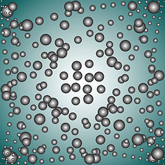 Image showing gray spheres