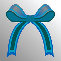 Image showing blue ribbon