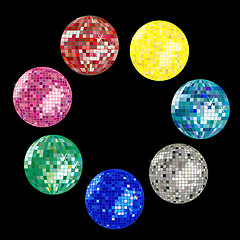 Image showing disco ball collection