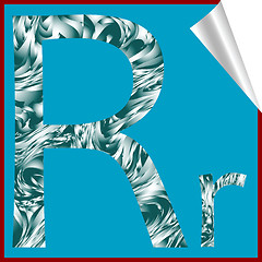 Image showing alphabet letter R