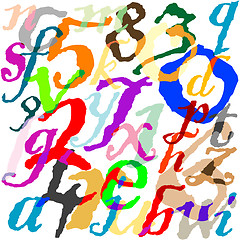 Image showing letters background