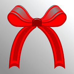 Image showing red ribbon