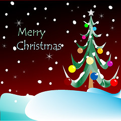 Image showing merry christmas card