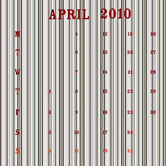 Image showing april 2010 - stripes