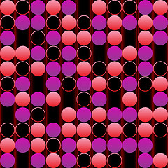 Image showing pink bubbles background