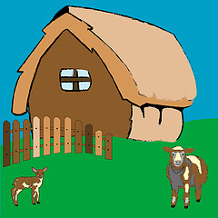 Image showing village house