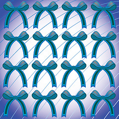 Image showing blue ribbon pattern