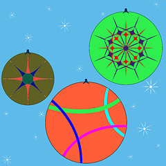 Image showing christmas globes collection 3