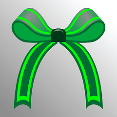 Image showing green ribbon