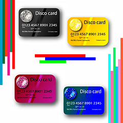 Image showing credit card disco collection