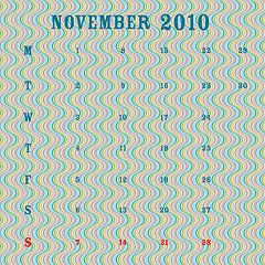 Image showing november 2010 - stripes