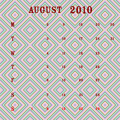 Image showing august 2010 - stripes