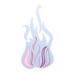 Image showing blue fire