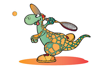 Image showing Dino Tennis