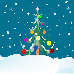 Image showing christmas tree