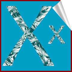 Image showing alphabet letter X