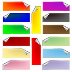 Image showing fresh rectangular labels