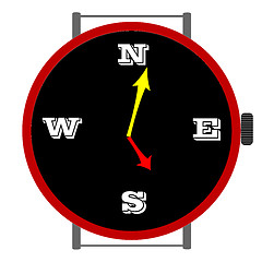 Image showing clock with orientation