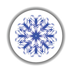 Image showing snow flake medallion