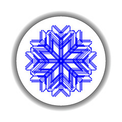 Image showing snow flake medallion 4