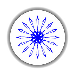 Image showing snow flake medallion 4