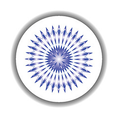 Image showing snow flake medallion 7