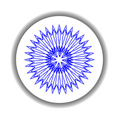 Image showing snow flake medallion 8