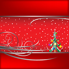 Image showing christmas tree card 2