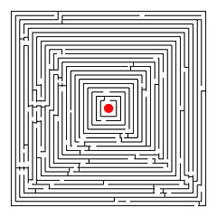 Image showing square maze