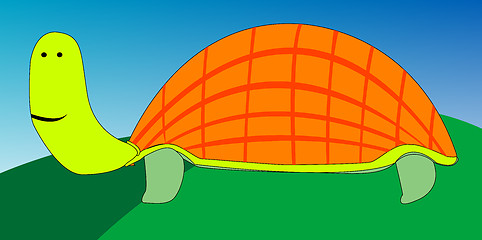 Image showing turtle cartoon drawing