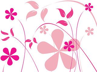 Image showing pink flowers