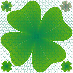 Image showing clover puzzle