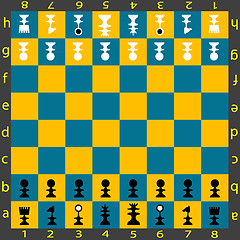 Image showing Chess table