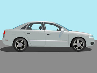 Image showing automobile vector