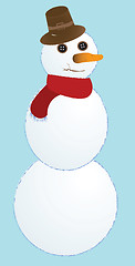 Image showing snow man