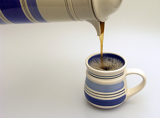 Image showing Pouring Coffee