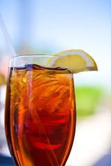 Image showing Cold Glass of Iced Tea