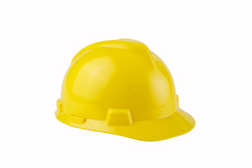 Image showing Yellow Construction Hard Hat with clipping path