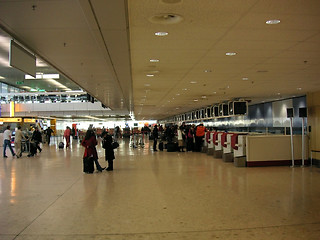 Image showing Airport checkin