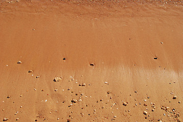 Image showing wet sand