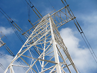 Image showing Power pylon