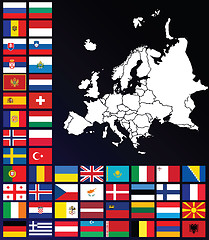 Image showing  map of Europe