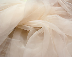 Image showing Ivory tulle