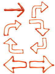 Image showing Ketchup arrows