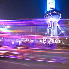 Image showing light trails