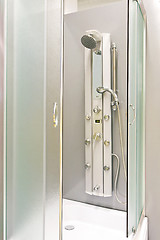 Image showing Metallic shower