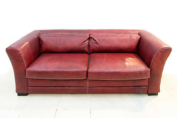 Image showing Leather sofa