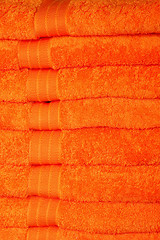 Image showing Orange towels