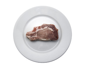 Image showing Pork on a plate