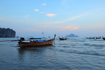 Image showing  Long tail boat in Thailand